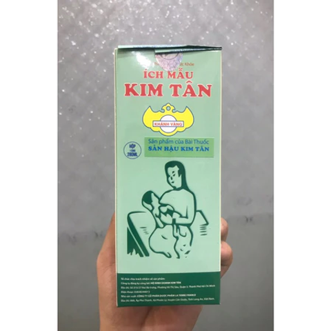 Ích Mẫu Kim Tân 280ml - Thực Phẩm Chức Năng Hỗ Trợ Bổ Huyết và Cân Bằng Kinh Nguyệt Sau Sinh cho Phụ Nữ