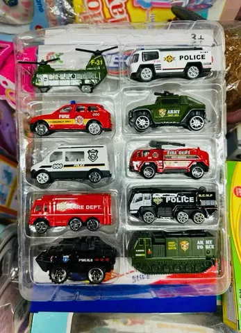 Bộ 10 Xe Ô Tô Mini Sắt Die-Cast Super Speed 1:64 - Đồ Chơi Sáng Tạo Cho Trẻ Em, Mẫu Ngẫu Nhiên