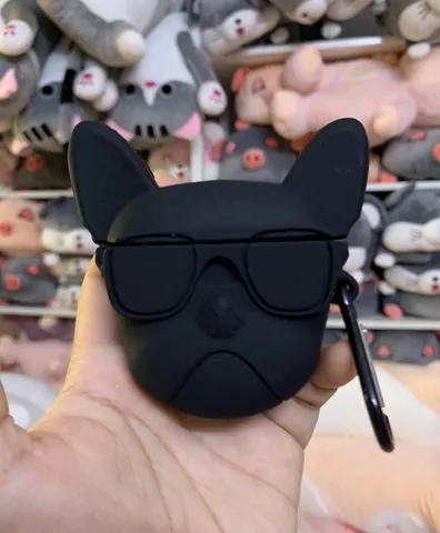 Vỏ Bọc AirPods 1 2 PRO Chó Bull - Bao Silicon Dẻo Cho Hộp Sạc Tai Nghe Không Dây, Phụ Kiện Thời Trang