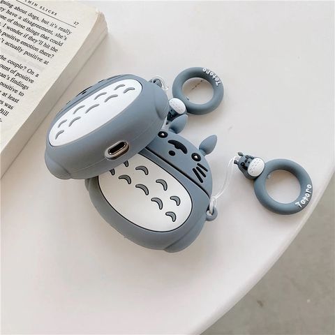 Vỏ Bọc AirPods 1 2 PRO Silicon Mềm - Case Tai Nghe Hộp Sạc Mèo Totoro Dễ Thương, Thiết Kế Hoàn Hảo