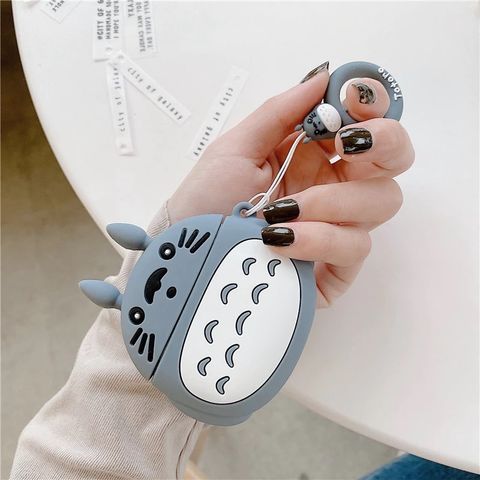 Vỏ Bọc AirPods 1 2 PRO Silicon Mềm - Case Tai Nghe Hộp Sạc Mèo Totoro Dễ Thương, Thiết Kế Hoàn Hảo