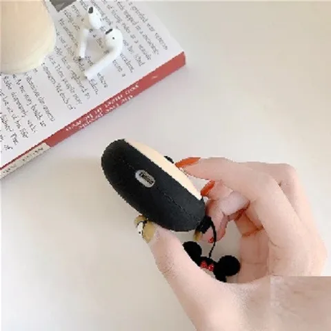 Vỏ Bọc AirPods 1 2 PRO Silicon - Thiết Kế Mickey Mouse Hồng, Bảo Vệ Tai Nghe Không Dây, Phụ Kiện Thiết Thực Cho Fan Hâm Mộ