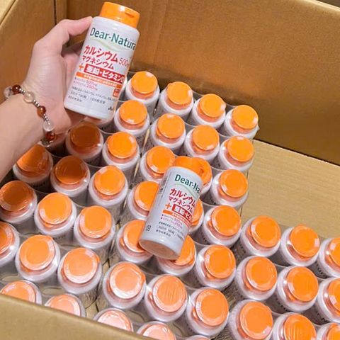 Canxi hữu cơ Dear Natura Asahi Nhật Bản 180 viên