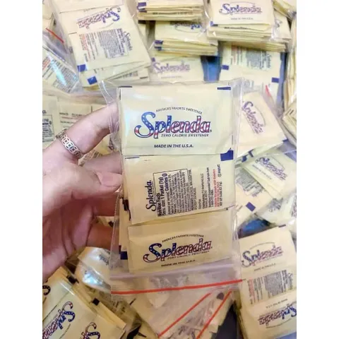 Combo 50 Gói Đường Ăn Kiêng Splenda Zero Calorie - Chất Thay Thế Đường Tự Nhiên, Hỗ Trợ Giảm Cân, Không Chứa Calo