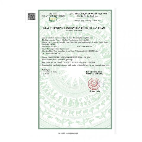 Coq10 100Mg Olympian Labs Mỹ - Hỗ trợ sức khỏe tim mạch