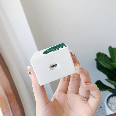 Vỏ Bọc Silicon Mềm AirPods 1, 2, Pro Hình Túi Xách STARBUCK - Phụ Kiện Tai Nghe Độc Đáo, Chất Lượng Cao