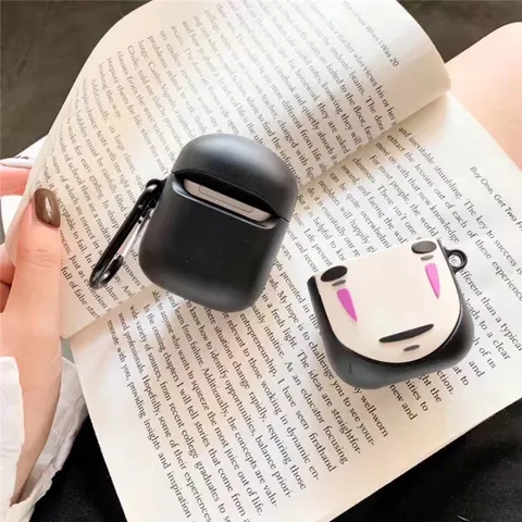 Vỏ Bọc Silicon Mềm Airpods 1 2 - Thiết Kế Vô Diện Cute, Phụ Kiện Chất Lượng Cho Hộp Sạc Tai Nghe Không Dây