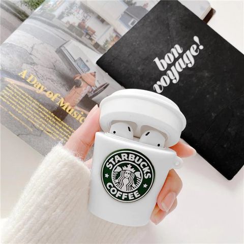 Vỏ Bọc AirPods 1 2 Silicon Dẻo Hình Cốc Starbucks - Phụ Kiện Tai Nghe Chất Lượng Cao, Thiết Kế Sáng Tạo