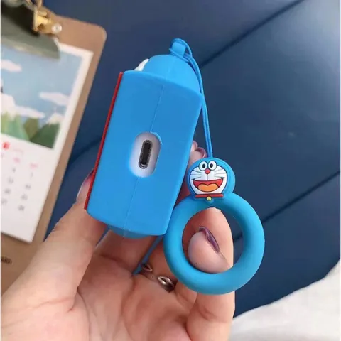 Vỏ Bọc Silicon Dẻo AirPods 1 2 Doraemon - Phụ Kiện Tai Nghe Hình Hoạt Hình Dễ Thương, Chống Trầy Xước