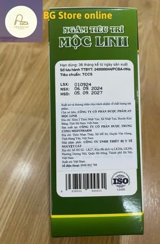 Gói Pha Ngâm Tiêu Trĩ Mộc Linh - Giải Pháp An Toàn Hiệu Quả Cho Người Bị Trĩ - Hỗ Trợ Giảm Đau, Kháng Viêm, Phục Hồi Nhanh Chóng