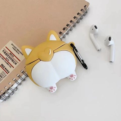 Vỏ Bọc Silicon Dẻo AirPods 1 2 - Mông Trái Tim | Phụ Kiện Tai Nghe Thời Trang, Bảo Vệ Hộp Sạc AirPods