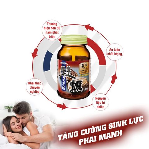Tinh chất hàu tươi Orihiro Nhật Bản 120 viên