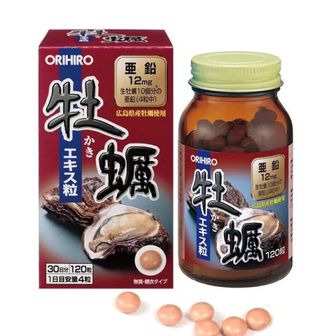 Tinh chất hàu tươi Orihiro Nhật Bản 120 viên