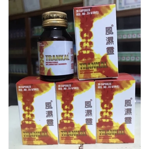 Viên uống hỗ trợ xương khớp Trankal Thái Lan - Giảm đau nhức, tê tay chân, viêm khớp, hộp 30 viên chất lượng cao.