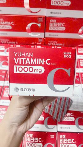 Viên uống Vitamin C Hàn Quốc Yuhan Vitamin C 1000mg 100 viên