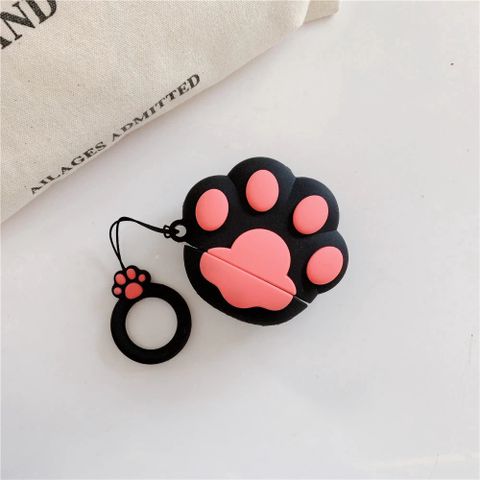 Vỏ Bọc Silicone Chân Mèo Xinh Cho AirPods 1 2 - Phụ Kiện Tai Nghe Thời Trang Bảo Vệ Hộp Sạc