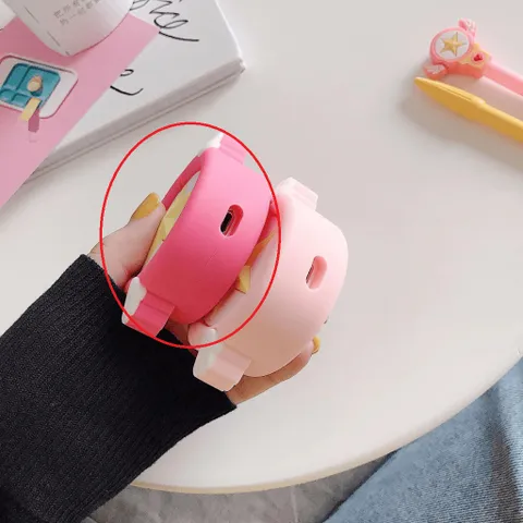 Vỏ Bọc Silicon Ngôi Sao Thiên Thần Cho AirPods 1 2 - Phụ Kiện Sạc Tai Nghe Thời Trang, Đẹp Và Chất Lượng