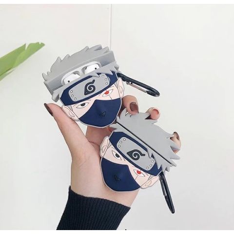 Vỏ Bọc Airpods 1 2 Silicon Dẻo Hình Naruto Kakashi - Phụ Kiện Tai Nghe AirPods Chất Lượng Cao, Bảo Vệ Hoàn Hảo