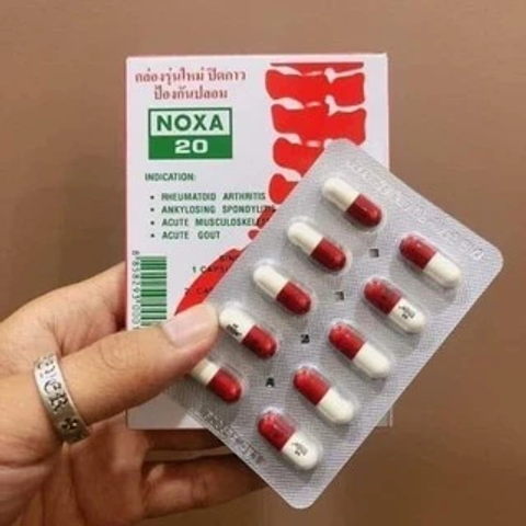 Viên Uống Xương Khớp Noxa 20 Thái Lan - Giảm Đau Nhức Khớp, Cải Thiện Thoái Hóa Cột Sống, Combo 12 Hộp Chính Hãng