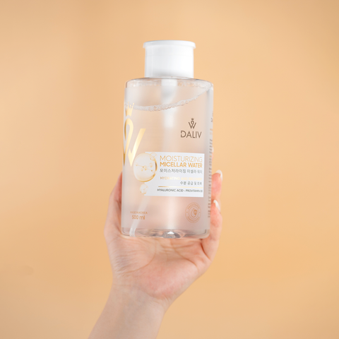 Nước Tẩy Trang Daliv Hàn Quốc 500ML - Dưỡng Ẩm Da, Làm Sạch Hiệu Quả, Phù Hợp Mọi Loại Da, Không Kích Ứng
