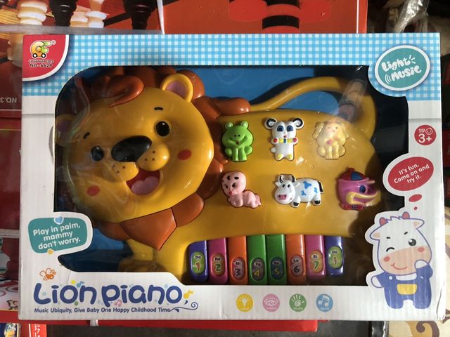 Đàn Piano Hình Con Sư Tử 6629 - Đồ Chơi Âm Nhạc Chạy Bằng Pin Có Đèn Âm Thanh Cho Trẻ Em - Kích Thích Phát Triển Giác Quan
