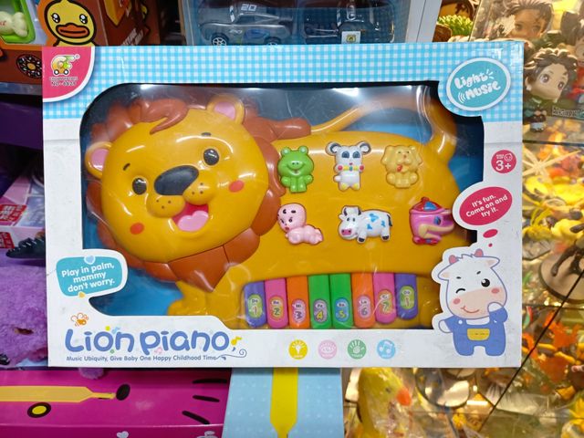 Đàn Piano Hình Con Sư Tử 6629 - Đồ Chơi Âm Nhạc Chạy Bằng Pin Có Đèn Âm Thanh Cho Trẻ Em - Kích Thích Phát Triển Giác Quan