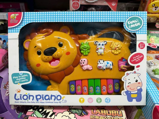 Đàn Piano Hình Con Sư Tử 6629 - Đồ Chơi Âm Nhạc Chạy Bằng Pin Có Đèn Âm Thanh Cho Trẻ Em - Kích Thích Phát Triển Giác Quan