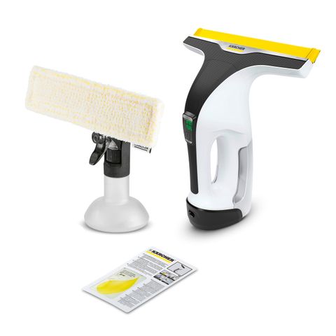 Máy lau kính Karcher WV 6 Plus - Thiết bị vệ sinh cửa kính sáng bóng, công nghệ hút nước tiên tiến, chất lượng Đức.