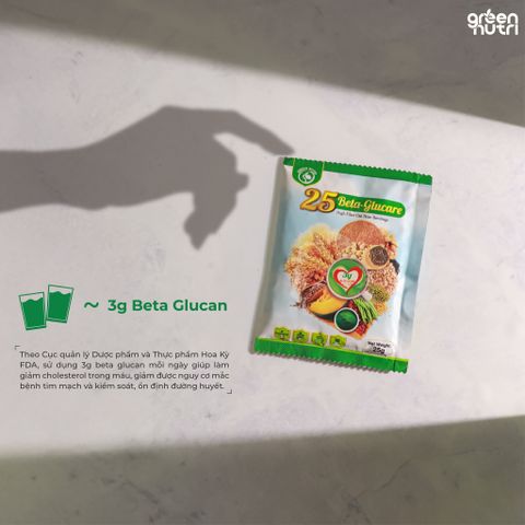 Sữa Hạt Ngũ Cốc 25 Beta Glucare 300g - Thức Uống Giúp Ổn Định Đường Huyết, Tăng Cường Miễn Dịch, Thuần Chay, Nhập Khẩu Singapore
