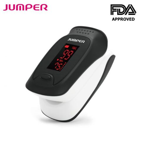 Máy đo nồng độ oxy máu và nhịp tim Jumper JPD-500D - Thiết bị LED cao cấp, cảnh báo vượt ngưỡng, bảo hành 24 tháng