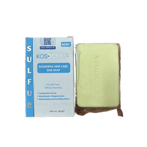 Xà Phòng Ngăn Ngừa Mụn Kosderma - 80g Chăm Sóc Da Mụn, Làm Sạch Sâu và Cấp Ẩm Hiệu Quả