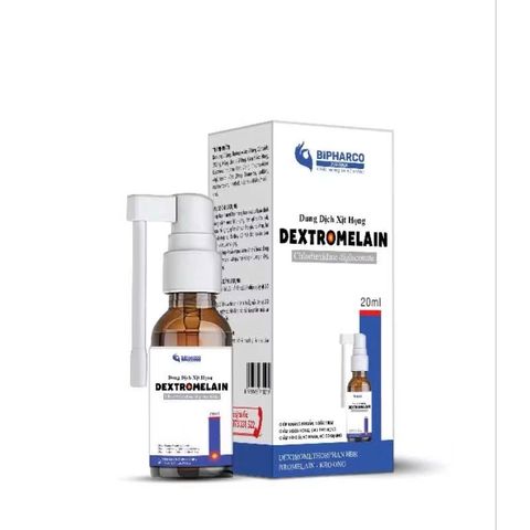 Dung Dịch Xịt Họng Dextromelain 20ml - Giảm Ho Gió, Ho Khan, Đau Rát Họng, Khản Tiếng, An Toàn Cho Phụ Nữ Mang Thai
