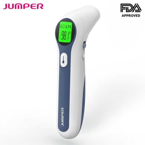Nhiệt Kế Điện Tử Hồng Ngoại Jumper JPD-FR300 Đo Trán & Tai - Thiết Kế Tiện Lợi, Độ Chính Xác Cao, Thích Hợp Gia Đình có Trẻ Nhỏ