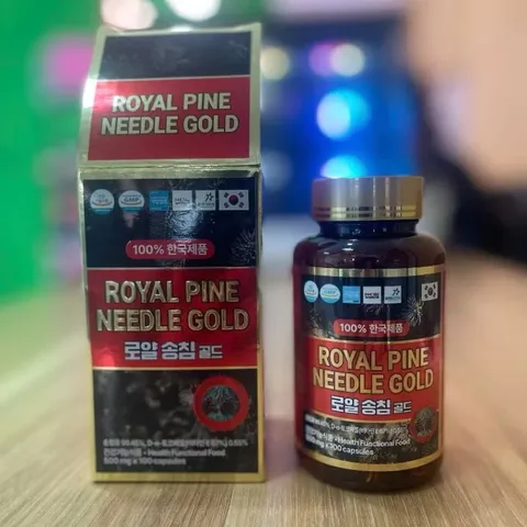 Tinh Dầu Thông Đỏ Royal Pine Needle Gold - Giải Pháp Từ Thiên Nhiên Tăng Cường Miễn Dịch, Chống Oxy Hóa và Chăm Sóc Sức Khỏe 100 Viên