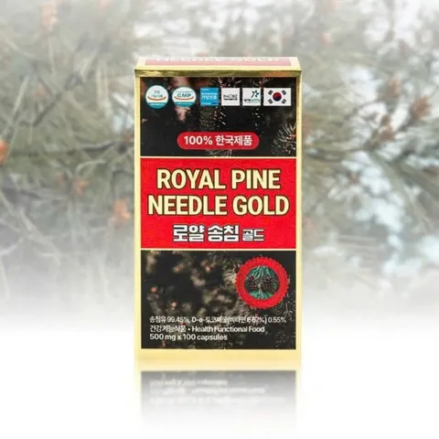 Tinh Dầu Thông Đỏ Royal Pine Needle Gold - Giải Pháp Từ Thiên Nhiên Tăng Cường Miễn Dịch, Chống Oxy Hóa và Chăm Sóc Sức Khỏe 100 Viên