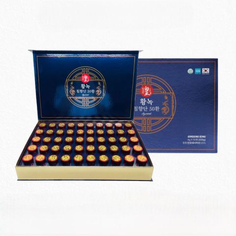 An Cung Trầm Hương Hàn Quốc 50 Viên - Viên Ngọc Bồi Bổ Sức Khỏe, Hỗ Trợ Lưu Thông Khí Huyết, HG Bio Ginseng King