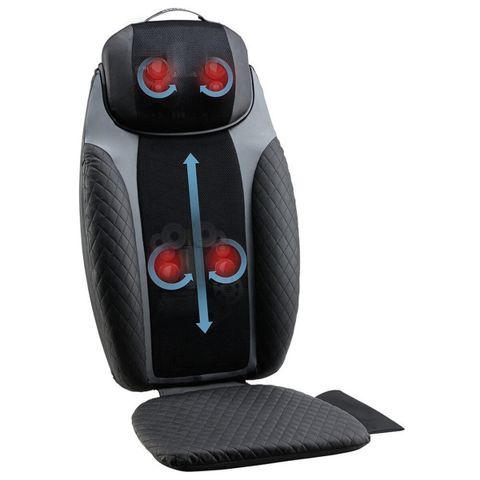 Đệm Ghế Massage Shiatsu Đa Năng 2in1 HoMedics MCS-950 - Tháo Rời Gối Massage Cổ Vai Gáy, Chức Năng Nóng và Rung