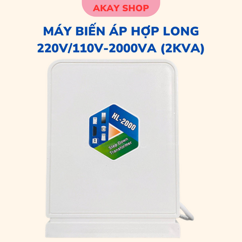 Biến áp Hợp Long 2KW (2000VA) - Chuyển đổi điện 220V sang 100V cho thiết bị điện Nhật Bản và Mỹ, giải pháp hiệu quả cho gia đình và doanh nghiệp