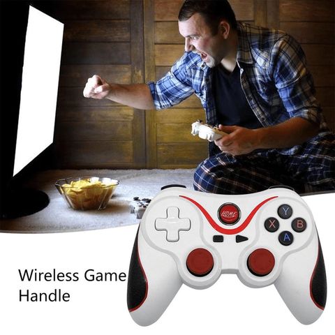 Tay Cầm Chơi Game Bluetooth Terios X3 Trắng - Chơi Game Di Động, PC, Laptop, Không Dây, Hỗ Trợ Android, iOS, Windows