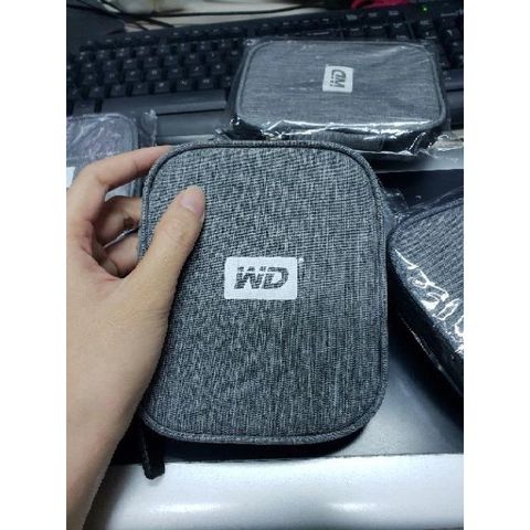 Bao Đựng Ổ Cứng Di Động Chống Sốc - Túi Đựng Vải Đa Năng Bảo Vệ ổ cứng, Tai Nghe, Cáp Sạc, Pin Dự Phòng 2.5 inch