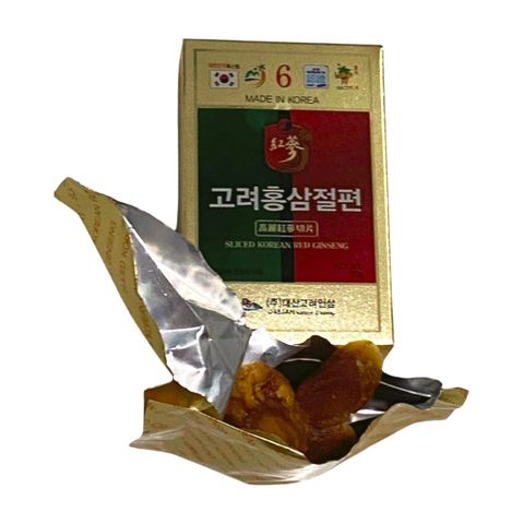 Sâm Lát Tẩm Mật Ong Hàn Quốc Daesan 20g - Tăng Cường Sức Khỏe, Giảm Mệt Mỏi và Làm Sáng Da
