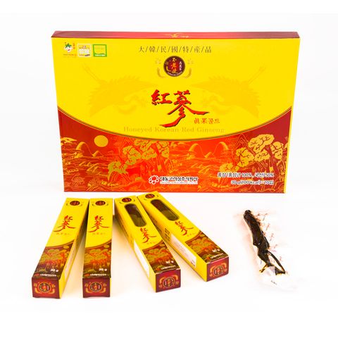 Sâm củ tẩm mật ong Daedong Hàn Quốc - Hộp 300g (10 củ) - Tăng cường sức khỏe, nâng cao đề kháng, bổ sung năng lượng, làm đẹp da.