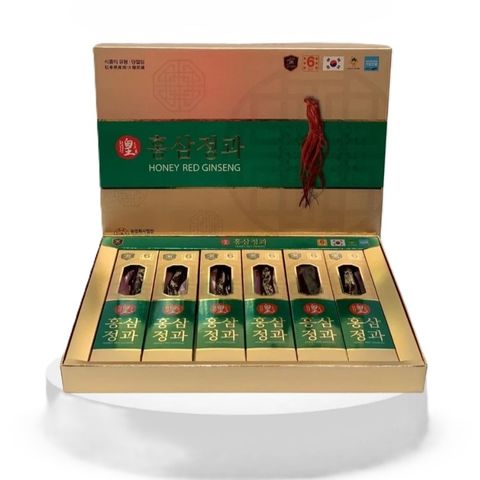 Sâm củ tẩm mật ong Hàn Quốc HG Bio 180g (6 củ) - Tăng cường sức khỏe, hỗ trợ chức năng gan và sinh lý, giúp da trắng sáng tự nhiên