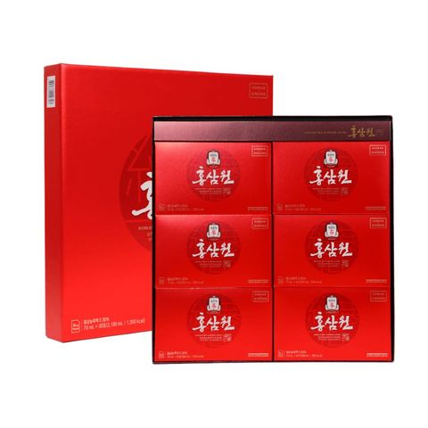 Nước Hồng Sâm Won KGC Hàn Quốc - Hộp 30 Gói x 70ml, Tăng Cường Sức Đề Kháng, Làm Đẹp Da, Giảm Mệt Mỏi, Bổ Dưỡng Sức Khỏe