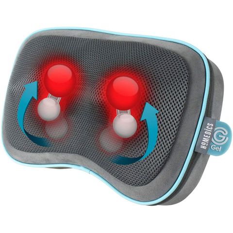 Gối Massage Shiatsu 3D Cao Cấp Công Nghệ Gel - Pin Sạc HoMedics GST-550HRC-EU Cho Cảm Giác Massage Thư Giãn Tối Ưu