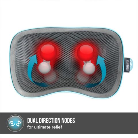 Gối Massage Shiatsu 3D Cao Cấp Công Nghệ Gel - Pin Sạc HoMedics GST-550HRC-EU Cho Cảm Giác Massage Thư Giãn Tối Ưu
