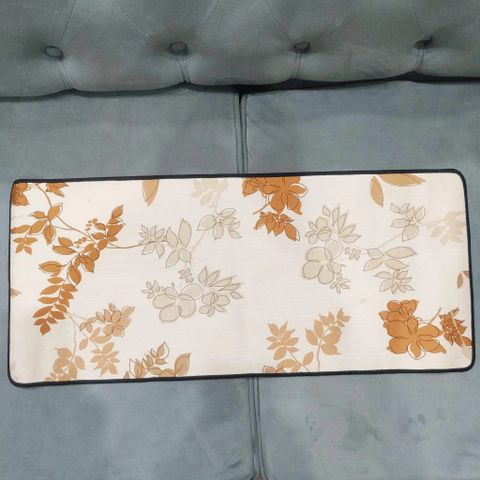 Tấm Lót Bàn Làm Việc Hoa Nâu 70x30cm - Chống Nước, Chống Trầy, Dễ Dàng Di Chuột Cho Game Thủ, Cao Su Dày 3mm