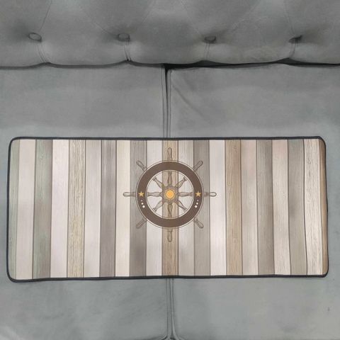 Tấm Lót Bàn Làm Việc Chống Trượt A27 Bánh Lái Tàu Thủy 70x30cm - Phụ Kiện Gaming Cao Su Dày 3mm, Di Chuột Chính Xác