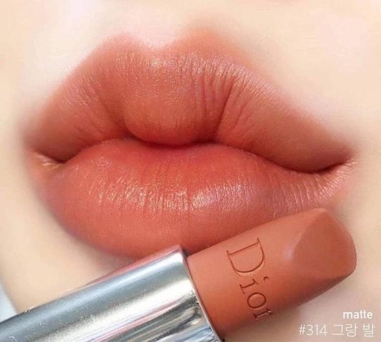 Son Dior 314 Mini Fullbox 1.5g - Son Môi Sang Trọng, Chất Son Mượt Mà, Thiết Kế Tiện Lợi, Màu Sắc Tinh Tế, Quà Tặng Thần Thánh