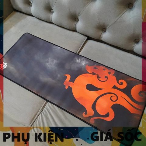Miếng Lót Chuột Tyloo Đỏ 29 Chống Nước Cỡ Lớn 80x30cm - Bàn Di Chuột Chất Liệu Cao Su Dày 3mm, Thích Hợp Cho Game Thủ